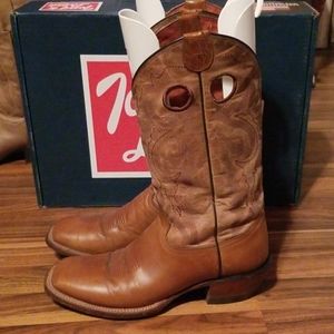 Lucchese Men's M3098 Natural Oiled Calf/ Tan Sand